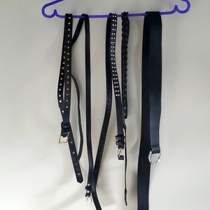 Lot of 5 black belts